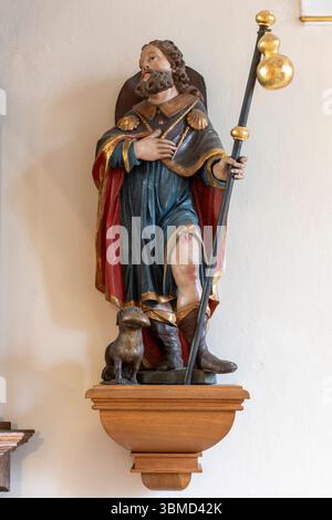 Fulda, Kath. Filialkirche préparé Michael, Rochuskapelle, hl. Rochus Banque D'Images