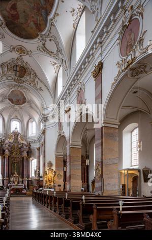 Fulda, Kath. Stadtpfarrkirche composé Blasius, Blick nach Südosten Banque D'Images