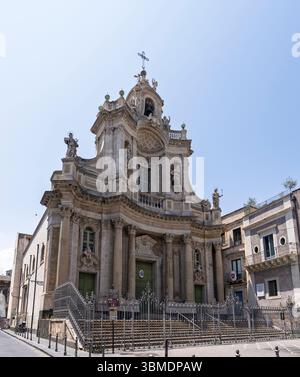 La Basilique della Collegiata date d'environ 1768, avec une façade baroque et un plafond voûté avec des fresques peintes. (CTK photo/Jiri Vatka) Banque D'Images
