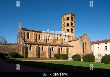 Anzy-le-Duc, ehemalige Prioratskirche Sainte-Trinité Banque D'Images