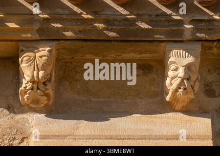Anzy-le-Duc, ehemalige Prioratskirche Sainte-Trinité Banque D'Images