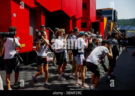 Photographes lors du Formula 1 MSC Cruises Austrian Grand Prix 2025, 11ème manche du Championnat du monde FIA de formule 1 2025 du 27 au 29 juin 2025 sur le Red Bull Ring, à Spielberg, Autriche Banque D'Images