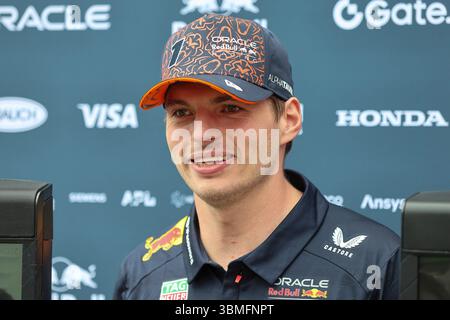 Red Bull Ring, 26 juin 2025. Formule 1 MSC croisières Grand Prix d'Autriche 2025. Photo : Max Verstappen (NLD) d'Oracle Red Bull Racing © Piotr Zajac/Alamy Live News Banque D'Images