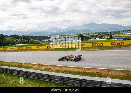 28 BEDRIN Nikita (ita), AIX Racing, Dallara F3 2025, action lors de la 6ème manche du Championnat FIA de formule 3 2025 du 27 au 29 juin 2025 sur le Red Bull Ring, à Spielberg, Autriche - photo Xavi Bonilla / DPPI Banque D'Images