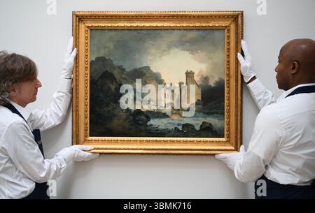 Avant-première des peintures du vieux maître et du 19 e siècle chez Sotheby's London qui seront mises en vente lors d'une vente aux enchères le 2 juillet. 2025 à 19 h, heure d'été britannique ... Banque D'Images