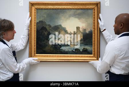 Avant-première des peintures du vieux maître et du 19 e siècle chez Sotheby's London qui seront mises en vente lors d'une vente aux enchères le 2 juillet. 2025 à 19 h, heure d'été britannique ... Banque D'Images