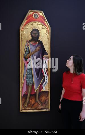 Avant-première des peintures du vieux maître et du 19 e siècle chez Sotheby's London qui seront mises en vente lors d'une vente aux enchères le 2 juillet. 2025 à 19 h, heure d'été britannique ... Banque D'Images