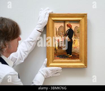 Avant-première des peintures du vieux maître et du 19 e siècle chez Sotheby's London qui seront mises en vente lors d'une vente aux enchères le 2 juillet. 2025 à 19 h, heure d'été britannique ... Banque D'Images