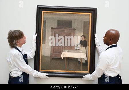 Avant-première des peintures du vieux maître et du 19 e siècle chez Sotheby's London qui seront mises en vente lors d'une vente aux enchères le 2 juillet. 2025 à 19 h, heure d'été britannique ... Banque D'Images