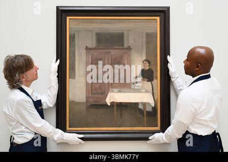 Avant-première des peintures du vieux maître et du 19 e siècle chez Sotheby's London qui seront mises en vente lors d'une vente aux enchères le 2 juillet. 2025 à 19 h, heure d'été britannique ... Banque D'Images