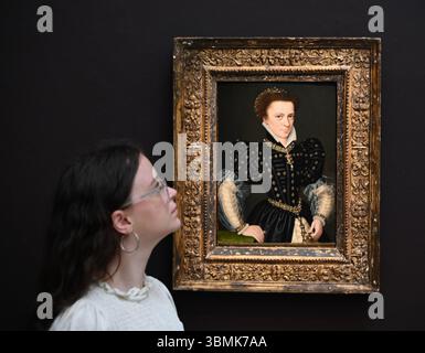 Avant-première des peintures du vieux maître et du 19 e siècle chez Sotheby's London qui seront mises en vente lors d'une vente aux enchères le 2 juillet. 2025 à 19 h, heure d'été britannique ... Banque D'Images
