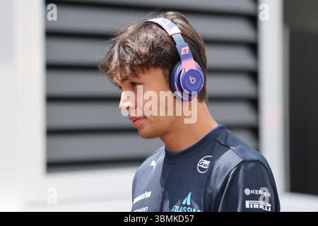 Red Bull Ring, 27 juin 2025. Formule 1 MSC croisières Grand Prix d'Autriche 2025. Photo : Alex Albon (THA) d'Atlassian Williams Racing © Piotr Zajac/Alamy Live News Banque D'Images