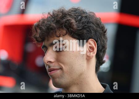Red Bull Ring, 27 juin 2025. Formule 1 MSC croisières Grand Prix d'Autriche 2025. Photo : Gabriel Bortoleto (SOUTIEN-GORGE) de Stake F1 Team Kick Sauber © Piotr Zajac/Alamy Live News Banque D'Images