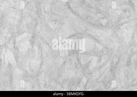 Texture de photo de fond transparente. Mur en béton blanc avec motif coups de pinceau Banque D'Images