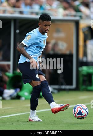 Orlando, États-Unis. 26 juin 2025. Savinho de Manchester City lors du match de Coupe du monde Juventus vs Manchester City FIFA Club au Camping World Stadium, Orlando. Le crédit photo devrait se lire comme suit : David Klein/Sportimage crédit : Sportimage Ltd/Alamy Live News Banque D'Images