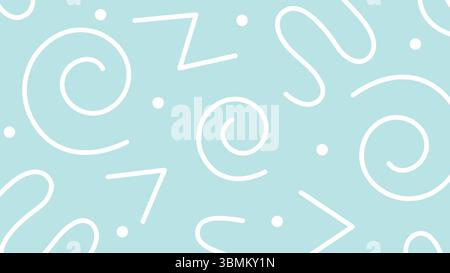 Fond aqua minimaliste tourbillon Illustration de Vecteur