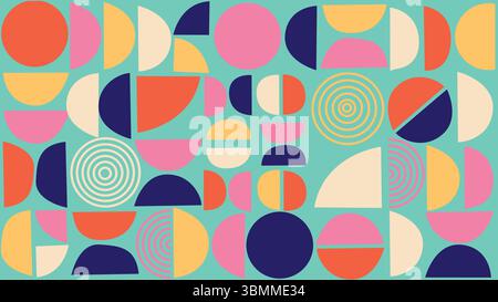 Fond d'art coloré moderne Illustration de Vecteur