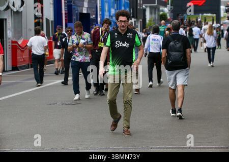 29 juin 2025, Spielberg, Styrie, Autriche : Mattia Binotto (ITA) - Stake F1 Team Sauber Team principal pendant le Formula 1 MSC Cruises Austrian Grand Prix 2025, Spielberg, Autriche, du 26 au 29 juin - Round 11 du 24 du Championnat du monde F1 2025 (Credit image : © Alessio de Marco/ZUMA Press Wire) USAGE ÉDITORIAL ONLY ! Non destiné à UN USAGE commercial ! Banque D'Images