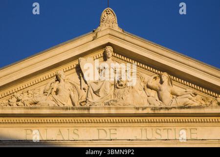 France, Côte d'Azur, Nice, Palais de Justice Banque D'Images