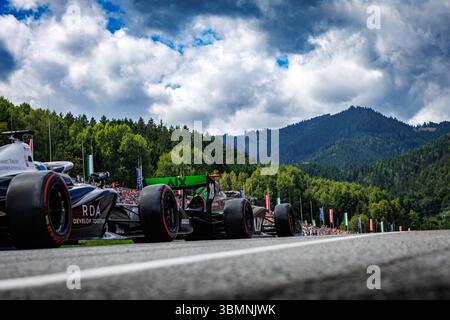 28 BEDRIN Nikita (ita), AIX Racing, Dallara F3 2025, action lors de la 6ème manche du Championnat FIA de formule 3 2025 du 27 au 29 juin 2025 sur le Red Bull Ring, à Spielberg, Autriche Banque D'Images