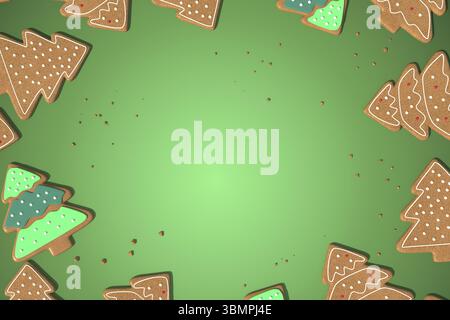 Illustration 3d pour les fêtes du nouvel an et de Noël Banque D'Images