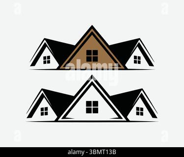 real este logo icône vackotr Illustration de Vecteur
