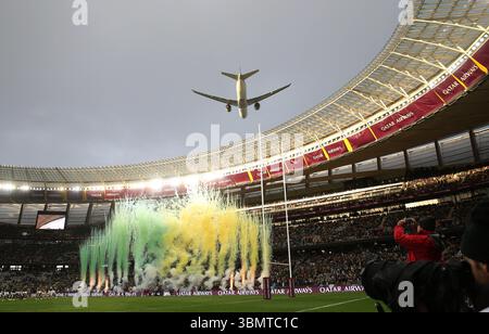 28 juin 2025, Cape Town, Western Cape, Afrique du Sud : VUE GÉNÉRALE lors du match des Springboks contre les Barbarians. Les Springboks ont accueilli les Barbarians au stade DHL Cape Town à Cape Town, en Afrique du Sud. (Crédit image : © Bertram Malgas/ZUMA Press Wire) USAGE ÉDITORIAL SEULEMENT ! Non destiné à UN USAGE commercial ! Banque D'Images