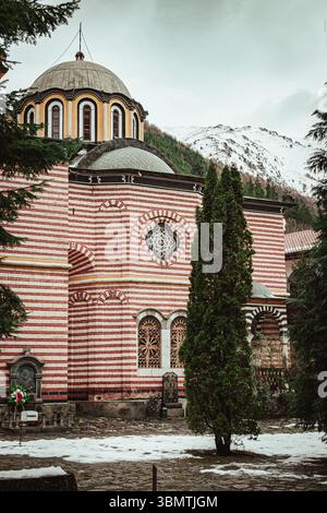 Monastère de Rila en Bulgarie Banque D'Images