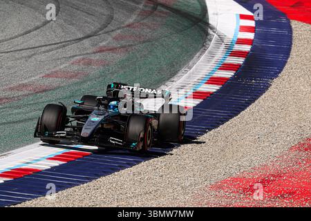 63 lors du Formula 1 MSC Cruises Austrian Grand Prix 2025, Spielberg, Autriche, du 26 au 29 juin - Round 11 du 24 du Championnat du monde de F1 2025 Banque D'Images