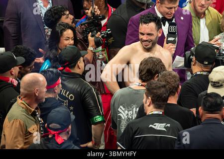 Anaheim, États-Unis. 28 juin 2025. Julio Cesar Chavez Jr. interviewé au Honda Center à Anaheim, CA le 28 juin 2025. (Photo de Corine Solberg/Sipa USA) crédit : Sipa USA/Alamy Live News Banque D'Images