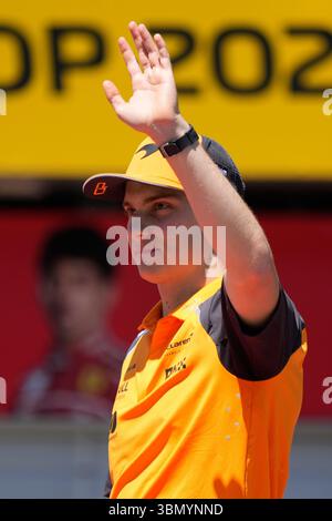 SPIELBERG, AUTRICHE - JUIN 29 : Oscar Piastri d'Australie et McLaren lors du Grand Prix de F1 d'Autriche au Red Bull Ring le 29 juin 2025 à Spielberg, Autriche.250629 SEPA 19 056 - 20250629 PD3452 Banque D'Images