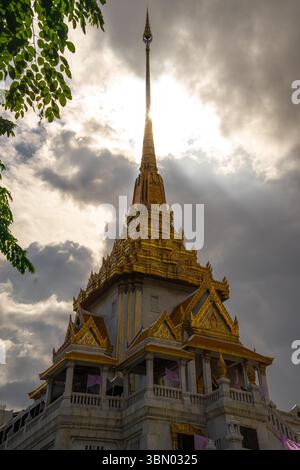 Temple doré à Bangkok Banque D'Images