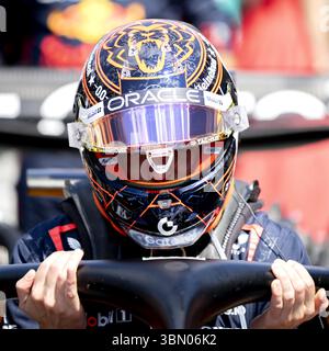 Spielberg, Autriche. 29 juin 2025. SPIELBERG - Max Verstappen (Red Bull Racing) sur le circuit Red Bull Ring avant le Grand Prix d'Autriche. ANP SANDER KING Credit : ANP/Alamy Live News Banque D'Images