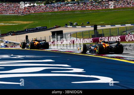 Spielberg, Styrie, Autriche. 29 juin 2025. 81 lors du Grand Prix d'Autriche de formule 1 MSC Cruises 2025, Spielberg, Autriche, du 26 au 29 juin - 11e tour des 24 Championnats du monde de F1 2025 (crédit image : © Alessio de Marco/ZUMA Press Wire) USAGE ÉDITORIAL SEULEMENT ! Non destiné à UN USAGE commercial ! Banque D'Images