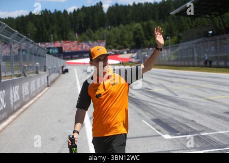 81 lors du Formula 1 MSC Cruises Austrian Grand Prix 2025, Spielberg, Autriche, du 26 au 29 juin - Round 11 du 24 du Championnat du monde de F1 2025 Banque D'Images