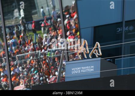 Spielberg, Autriche. 29 juin 2025. Trofies pendant le Formula 1 MSC Cruises Austrian Grand Prix 2025, Spielberg, Autriche, du 26 au 29 juin - Round 11 of 24 of 2025 F1 World Championship Credit : Alessio de Marco | Avens-Images.com/Alamy Live News Banque D'Images
