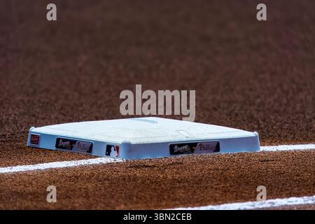 Marietta, GA, États-Unis. 29 juin 2025. Truist Field accueille le match de la Ligue majeure de baseball pour les Phillies de Philadelphie contre les Braves d'Atlanta à Marietta, Géorgie, États-Unis. Les Phillies en visite gagnent la partie, 2-1. (Crédit image : © Walter G. Arce Sr./ASP via ZUMA Press Wire) USAGE ÉDITORIAL SEULEMENT ! Non destiné à UN USAGE commercial ! Banque D'Images