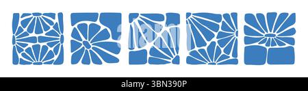 Design de fond de cadre de fleur de style vintage Illustration de Vecteur