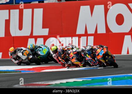 99 RUEDA José Antonio (spa), Red Bull KTM Ajo, action lors du Grand Prix Moto3 Motul 2025 des pays-Bas, GP des pays-Bas, sur le TT circuit Assen, du 27 au 29 juin, aux pays-Bas - photo Studio Milagro / DPPI Banque D'Images