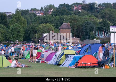 LONDRES, ROYAUME-UNI - JUIN 29 : vue générale avant les Championnats de Wimbledon 2025 au All England Lawn Tennis and Croquet Club le 29 juin 2025 à Londres, Royaume-Uni. (Photo de Marleen Fouchier/Agence BSR) crédit : Agence BSR/Alamy Live News Banque D'Images