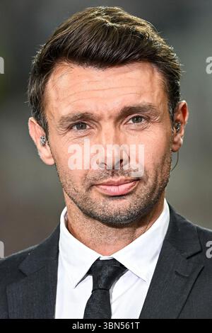 Paris, France. 28 juin 2025. Vincent Clerc lors de la finale du Top 14 de rugby à xv français stade Toulousain de Toulouse VS Union Bordeaux Begles UBB au stade de France à Paris, France le 28 juin 2025. Crédit : Victor Joly/Alamy Live News Banque D'Images