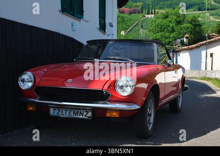 Fiat Spider 1979 cabriolet Banque D'Images