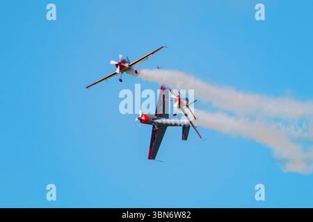 Royal Jordanian Falcons au BA115 Air Show 2025 à Orange, France Banque D'Images