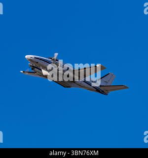 Sky Harbor Airport 6-14-2025 Phoenix AZ États-Unis Ameriflite Beechcraft C99 N131GP départ de Phoenix Sky Harbor Intl. Aéroport. Banque D'Images