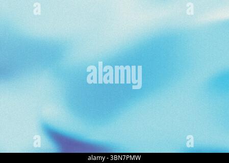 Fond d'affiche en demi-teinte Glitch avec une texture bleue et blanche éclatante avec un motif pixélisé, créant un ef visuellement intéressant et abstrait Banque D'Images
