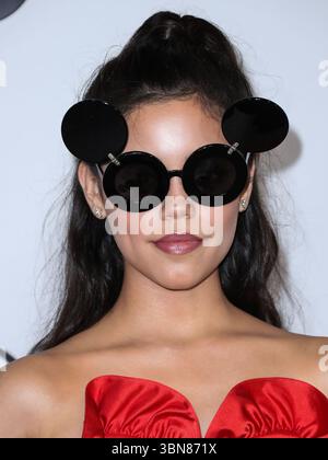 (FILE) Jenna Ortega dit "J'étais une personne malheureuse" après "mercredi" Fame. LOS ANGELES, CALIFORNIE, États-Unis - OCTOBRE 06 : L'actrice américaine Jenna Ortega arrive au 90e spectacle de Mickey qui s'est tenu au Shrine Auditorium and Expo Hall le 6 octobre 2018 à Los Angeles, Californie, États-Unis. (Photo de Xavier Collin/image Press Agency) Banque D'Images