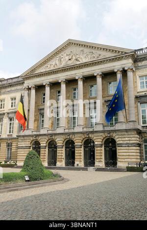 Palais de la Nation, Parlement fédéral belge, Paleis der Natie, Palais de la Nation, Palast der Nation, ville de Bruxelles, Belgique, Europe Banque D'Images