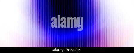Bannière large côtelée moderne abstraite blanche et violette. Fond d'illustration vectorielle avec dégradé lumineux Illustration de Vecteur