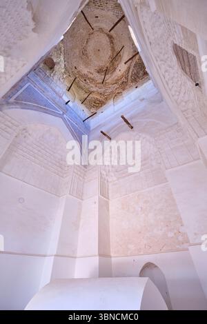 Une tombe sacrée. Au mausolée Dor US-Siyodat, où les fils de Timur, Umarshaykh et Jakhongir, sont enterrés. À Shahrisabz, Ouzbékistan. Banque D'Images