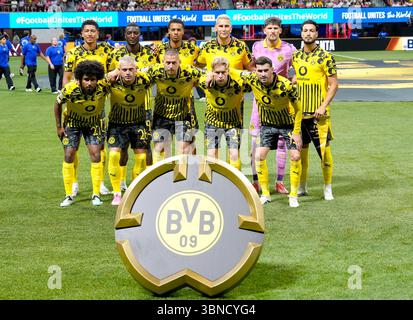 Atlanta, Vereinigte Staaten. 01 juillet 2025. Die Startelf von Borussia Dortmund USA, Borussia Dortmund vs CF Monterrey, Coupe du monde des clubs FIFA, Round of 16, match 56, 01.07.2025 Foto : Eibner-Pressefoto/Scott Coleman crédit : dpa/Alamy Live News Banque D'Images
